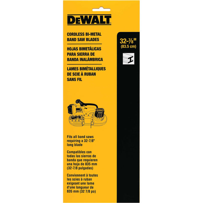 DeWalt 3PK 18TPI Portable Bandsaw Blade - 44-7/8"