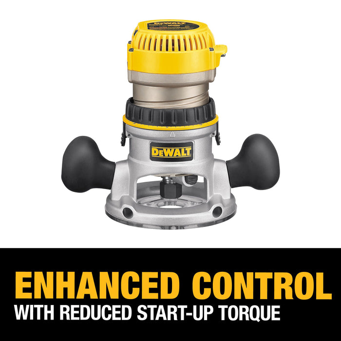 DeWalt 2-1/4 HP EVS Fixed Base Router w/ Soft Start