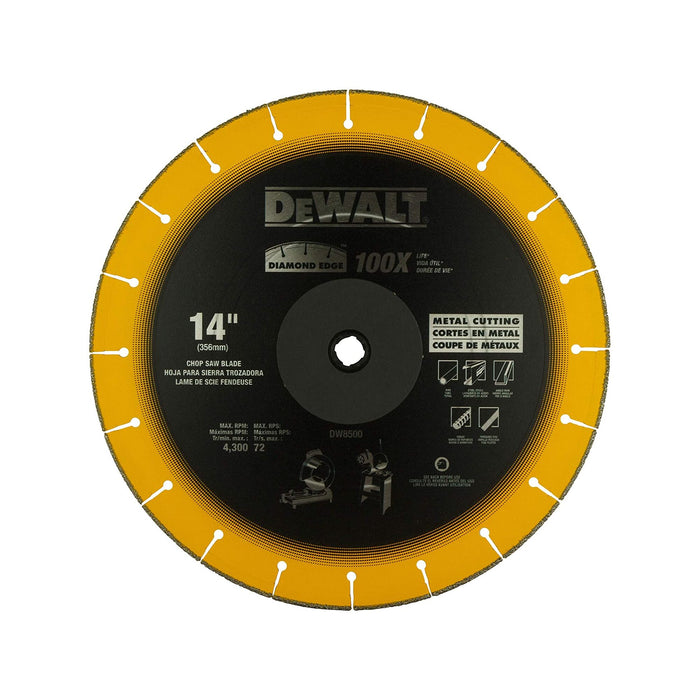 DeWalt Diamond Edge Chop Saw Blade - 14" x 1"