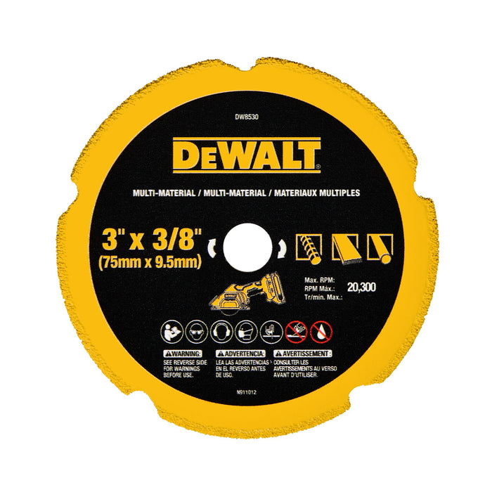 DeWalt 3" x 3/8" Diamond Multi-Material Blade