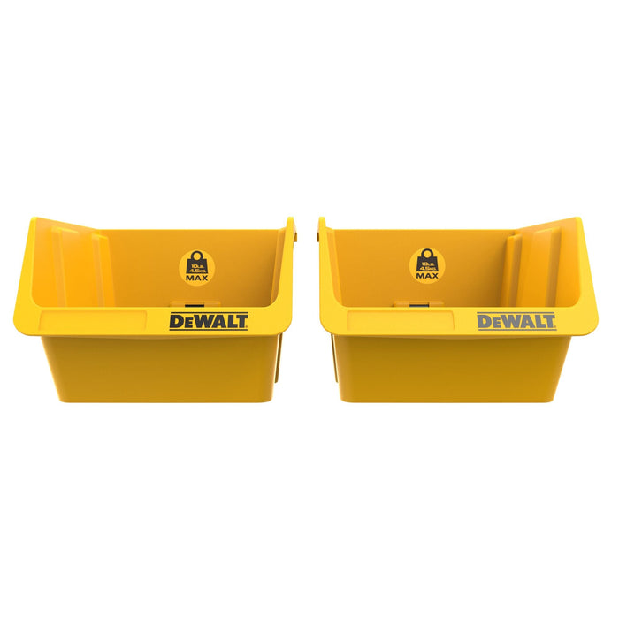 DeWalt 2PK Plastic Storage Bins
