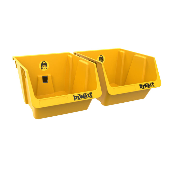 DeWalt 2PK Plastic Storage Bins