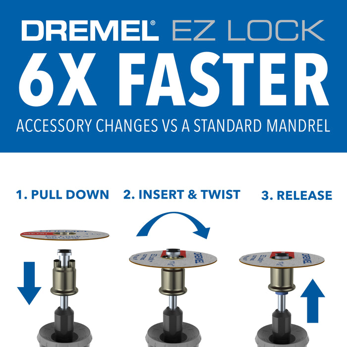 Dremel EZ727-01 18 pc. EZ Lock™ Sanding and Grinding Rotary Accessory Kit