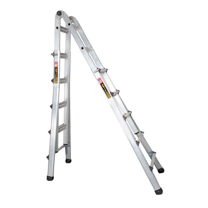 Metaltech Aluminium Multi Task Ladder (Grade 1A) - 21ft