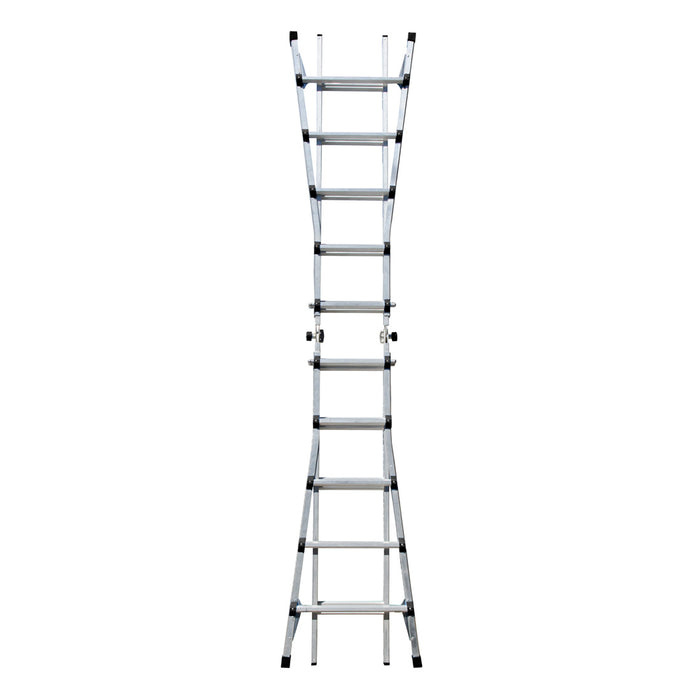 Metaltech Aluminium Multi Task Ladder (Grade 1A) - 21ft