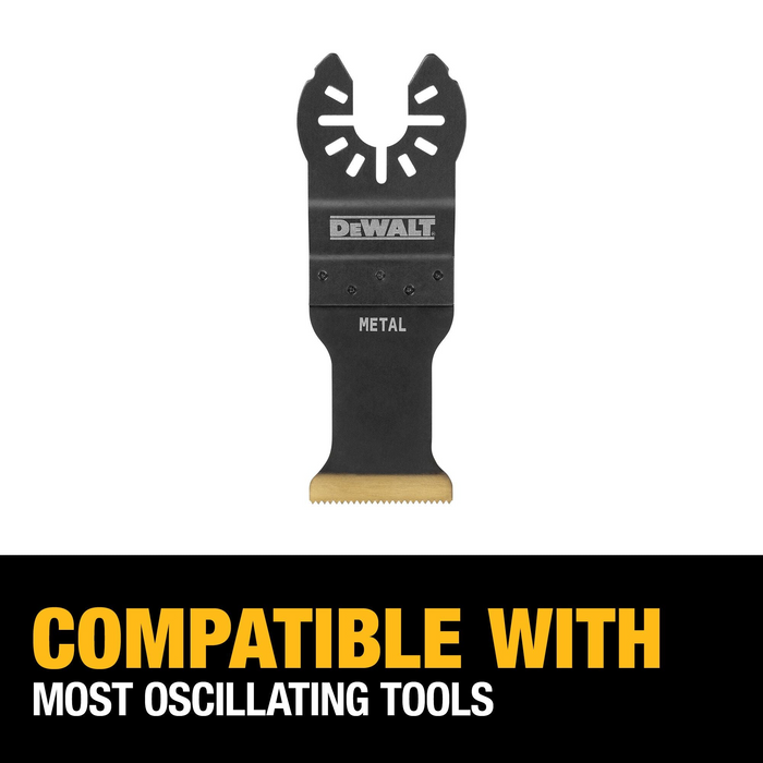 DeWalt 1-1/4" Titanium Metal Oscillating Blades