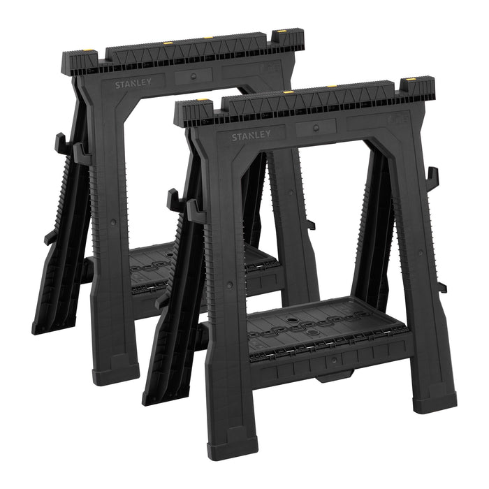 Stanley Folding Sawhorse Twin Pack