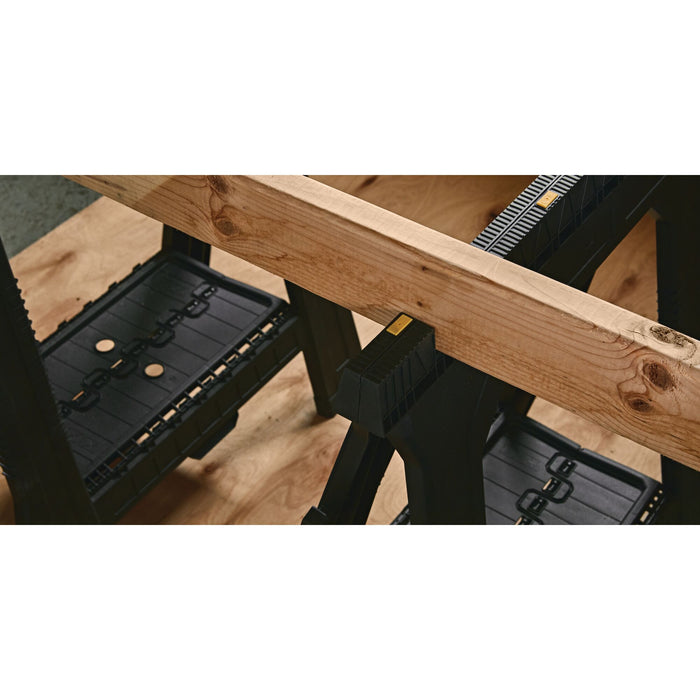 Stanley Folding Sawhorse Twin Pack