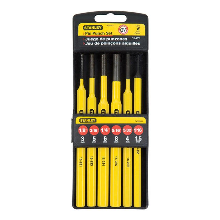 Stanley 6PC Pin Punch Kit