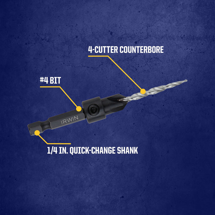 Irwin Speedbor Countersink Wood Drill Bit