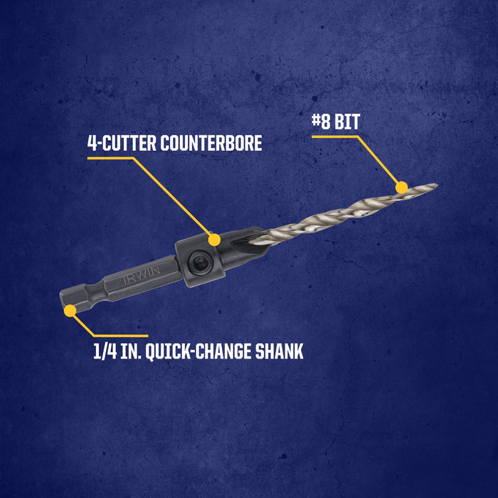 Irwin Speedbor Countersink Wood Drill Bit