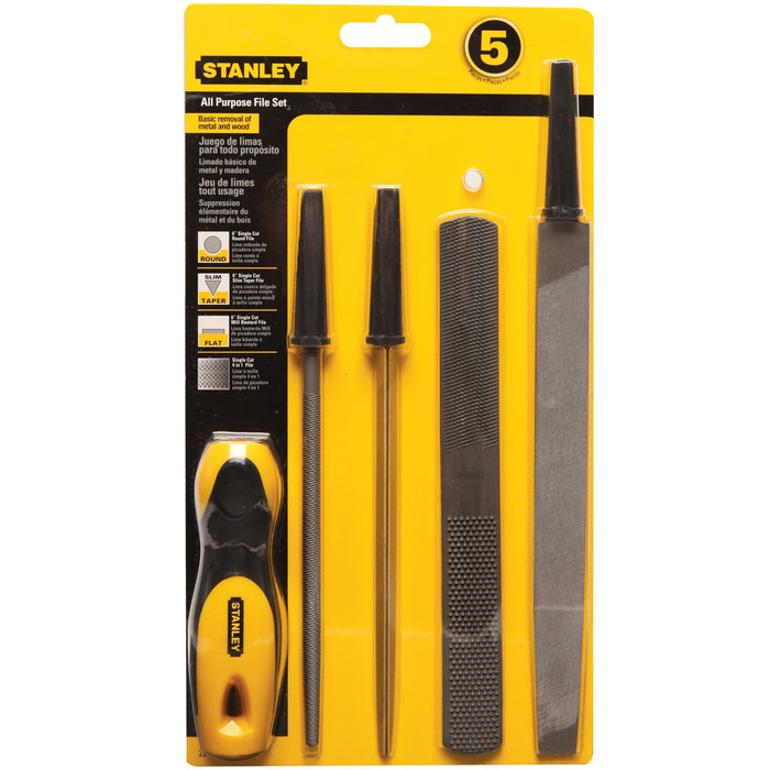 Stanley 5PC File Set