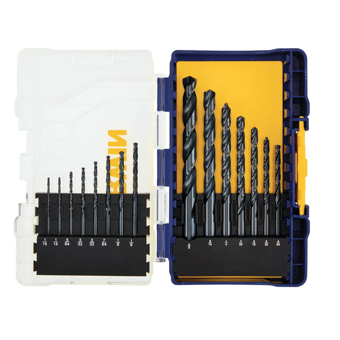 Irwin 15 pc. Black Oxide Metal Index Drill Bit Set