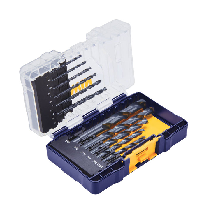 Irwin 18 pc. Black Oxide Metal Index Drill Bit Set