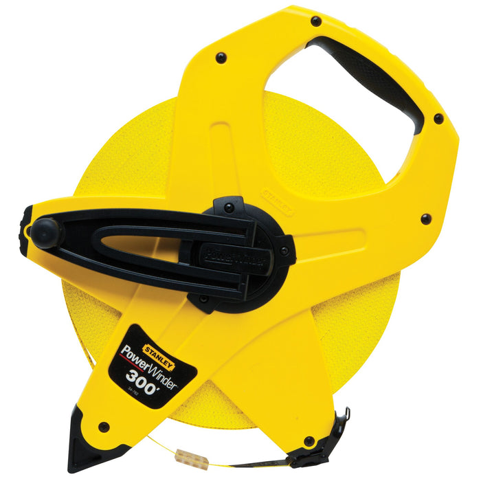 Stanley 300ft PowerWinder Fibreglass Tape Measure