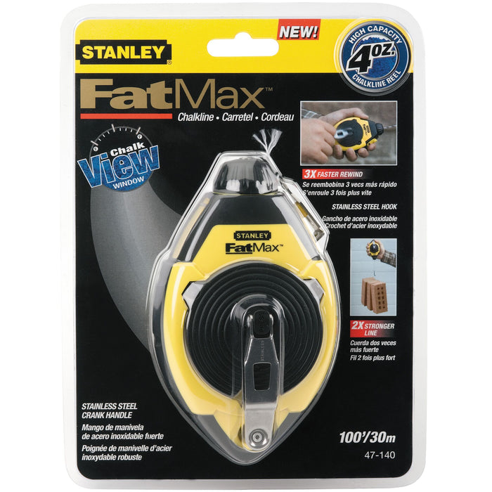 Stanley FatMax 100ft Chalk Line Reel