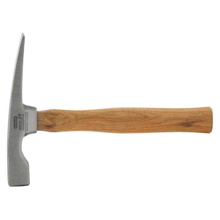 Stanley 24 oz. Hickory Handle Bricklayer's Hammer