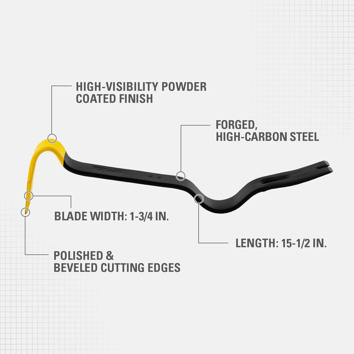 Stanley 15" SUPER WONDER BAR Pry Bar