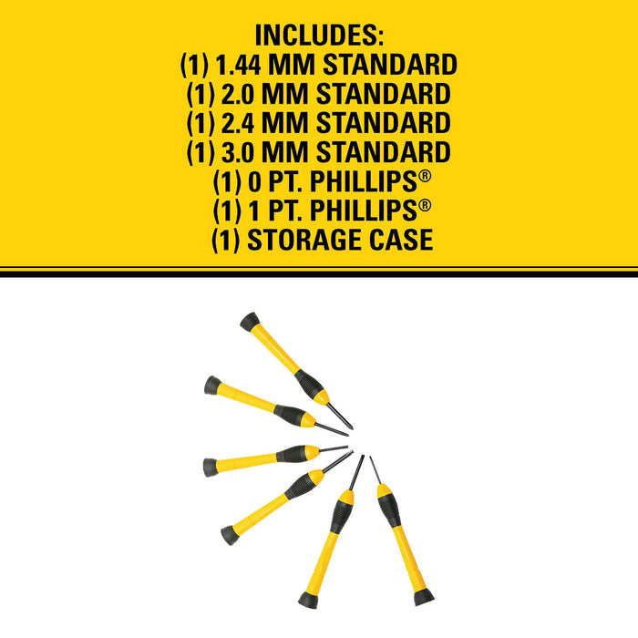 Stanley 6PC Precision Screwdriver Set