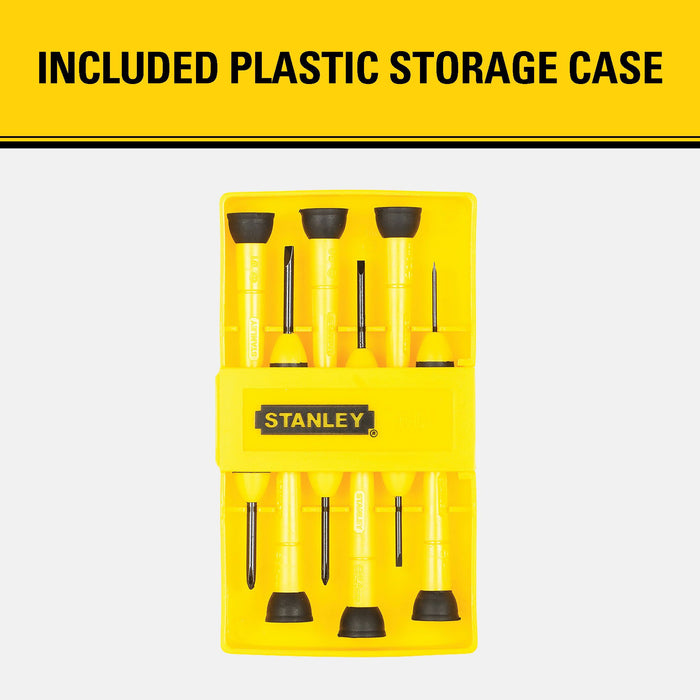 Stanley 6PC Precision Screwdriver Set