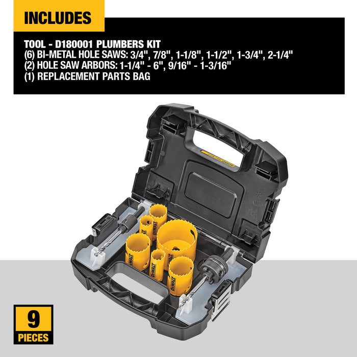 DeWalt Bi-Metal Hole Saw Kit