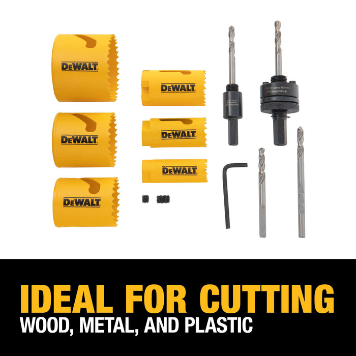 DeWalt Standard Electrician's Bi-Metal Hole Saw Kit