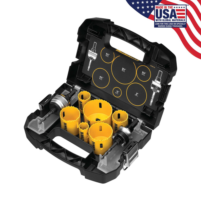 DeWalt Standard Electrician's Bi-Metal Hole Saw Kit