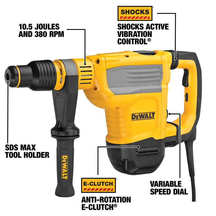 DeWalt 1-3/4" SDS MAX Combination Rotary Hammer Kit