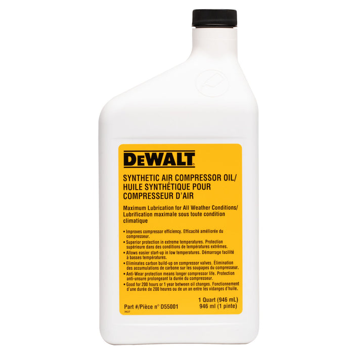 DeWalt 12PK Synthetic Compressor Oil - 946mL