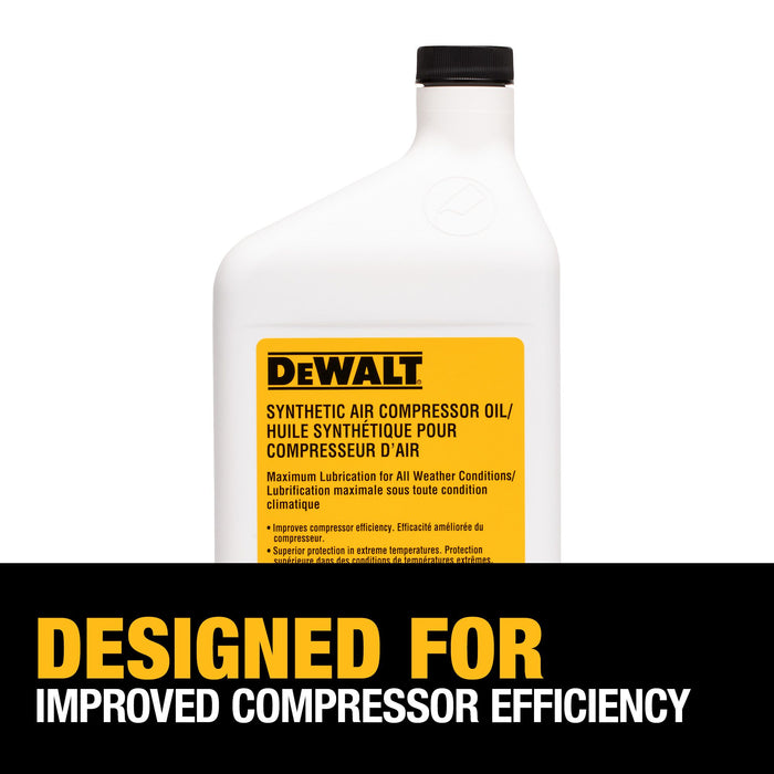 DeWalt 12PK Synthetic Compressor Oil - 946mL