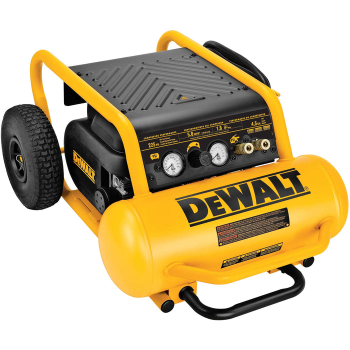 DeWalt 1.6 HP Continuous 4.5 Gallon Air Compressor - 225 PSI