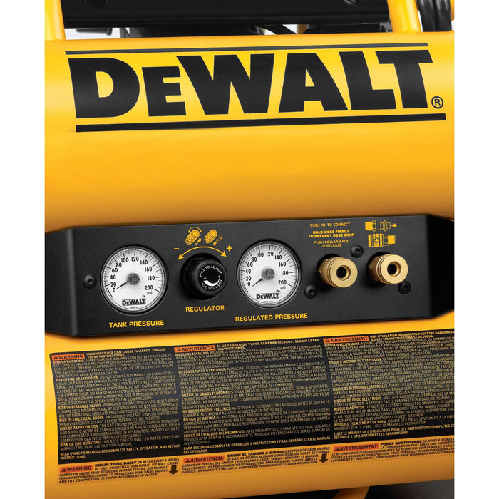 DeWalt 1.1 HP 4 Gallon Electric Dolly Style Compressor