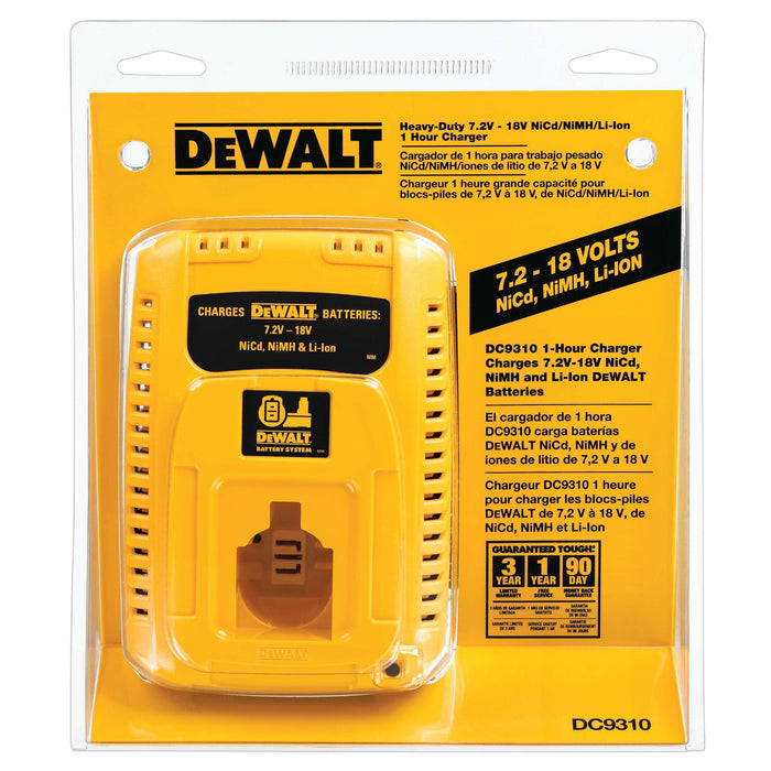 DeWalt 7.2V-18V 1 Hour Charger (NiCad, Ni-MH, Li-Ion)