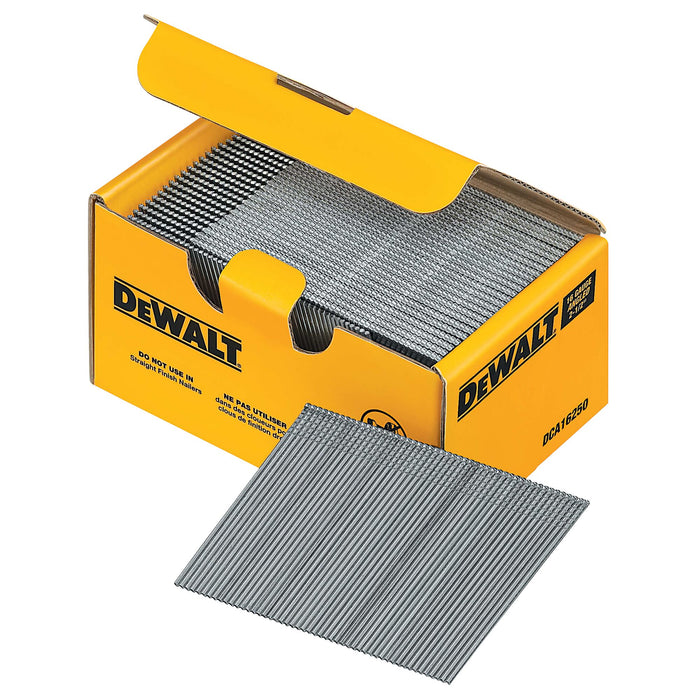 DeWalt 16G 20° Angled Finish Nails (2,500PK)