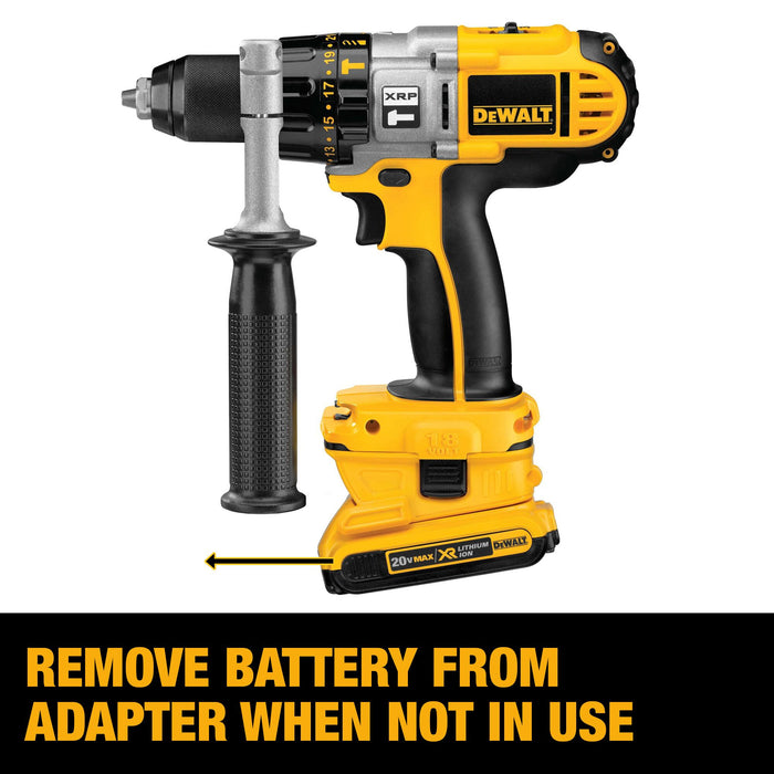 DeWalt 20V MAX Battery Adapter Kit For 18V Tools