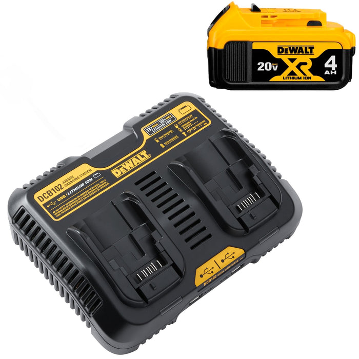 DeWalt Jobsite Charging Station & Battery Kit