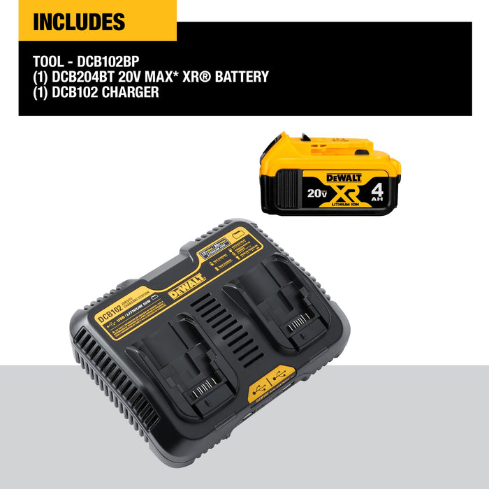 DeWalt Jobsite Charging Station & Battery Kit