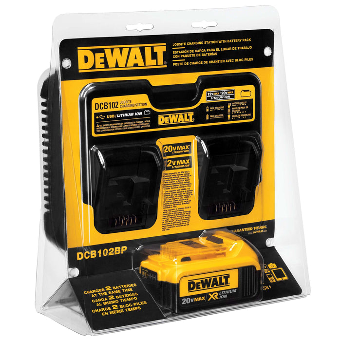 DeWalt Jobsite Charging Station & Battery Kit