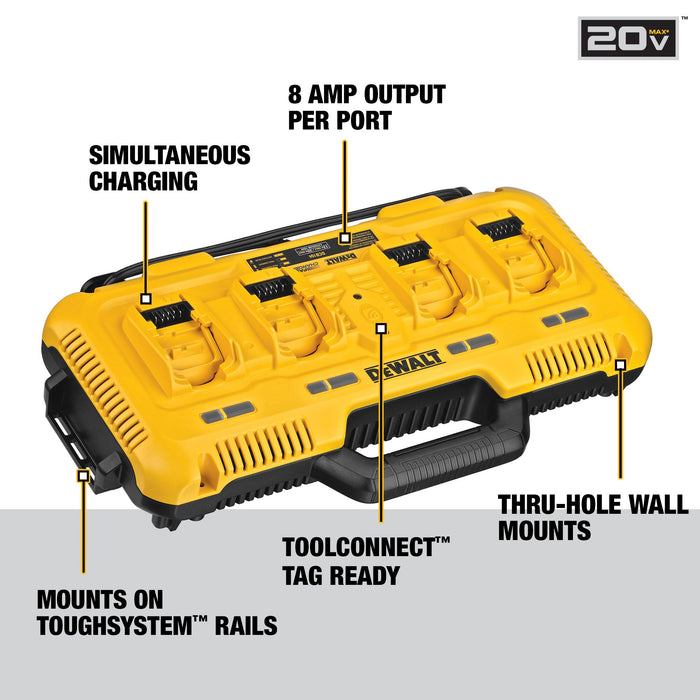 DeWalt Multiport Simultaneous Fast Charger