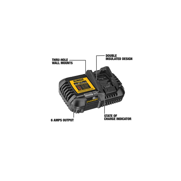 DeWalt 12V/20V 6A Battery Charger