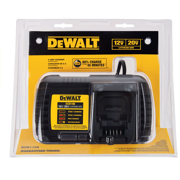 DeWalt 12V/20V 6A Battery Charger