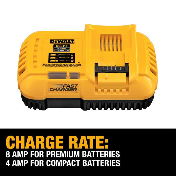 DeWalt 20V MAX FLEXVOLT® 8A Fan Cooled Fast Charger