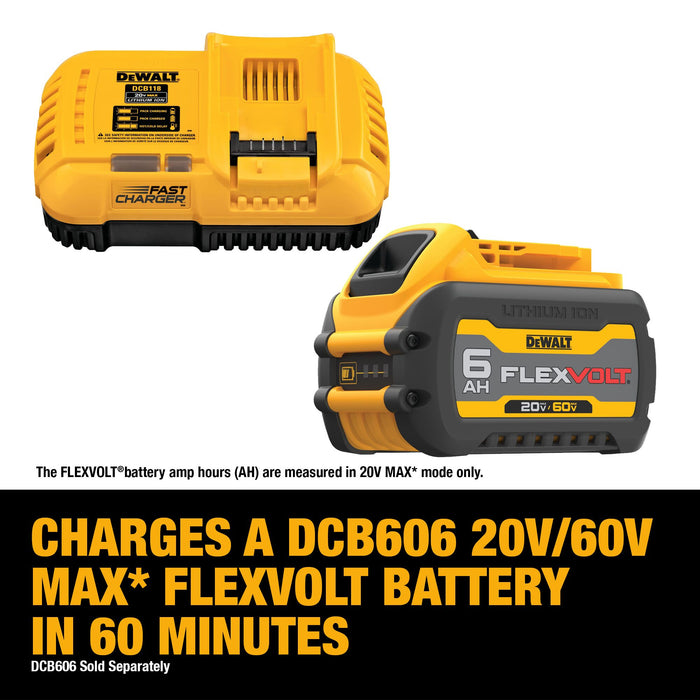 DeWalt 20V MAX FLEXVOLT® 8A Fan Cooled Fast Charger