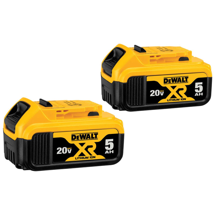 DeWalt 2PK 20V MAX XR Li-Ion Battery - 5.0Ah