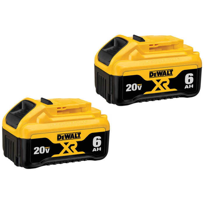 DeWalt 2PK 20V MAX XR Li-Ion Battery - 6.0Ah