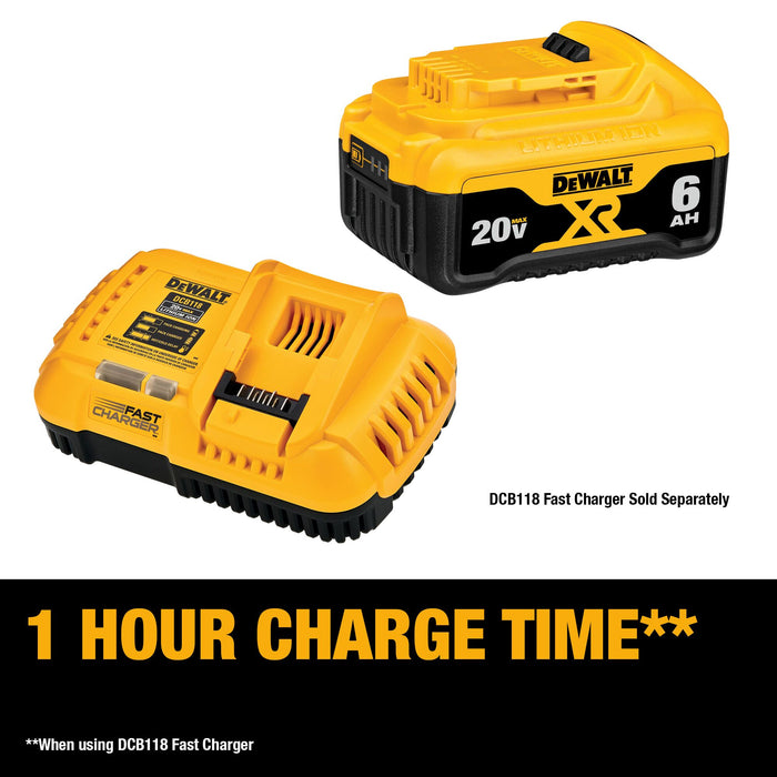 DeWalt 2PK 20V MAX XR Li-Ion Battery - 6.0Ah