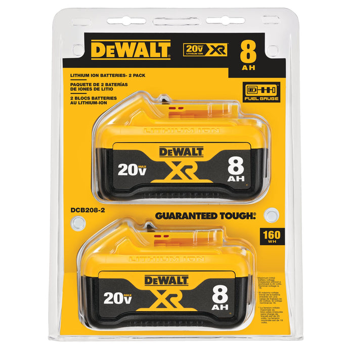 DeWalt 2PK 20V MAX XR® Li-Ion Battery - 8.0Ah