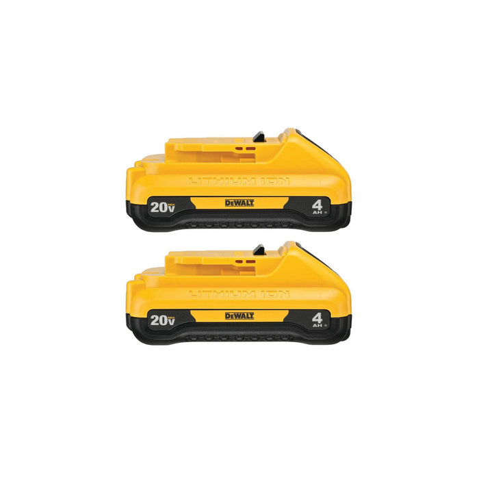 Dewalt 2PK 20V Max XR Compact Li-ion Battery - 4.0Ah