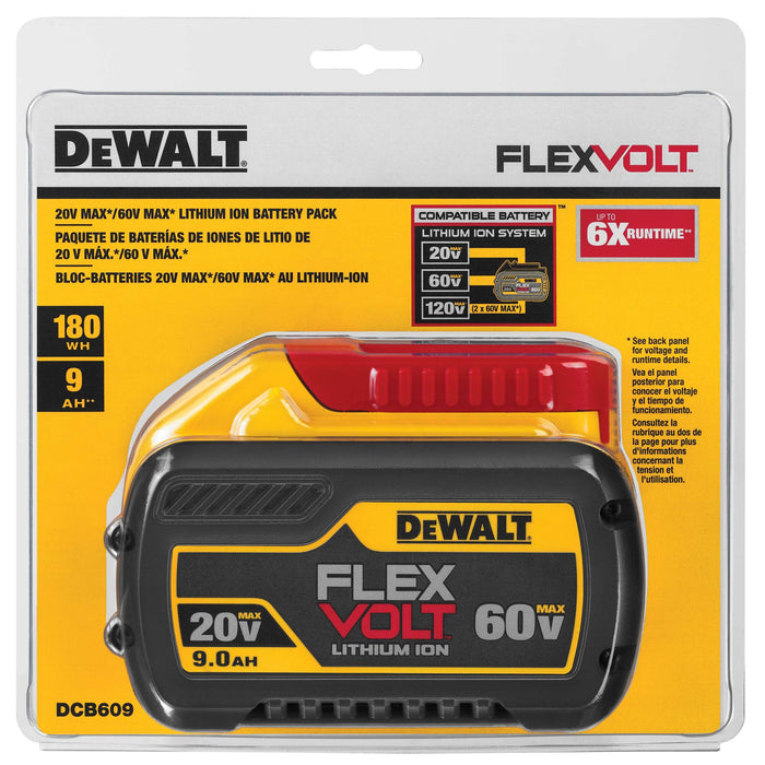 DeWalt 60V MAX FLEXVOLT Battery - 9.0Ah