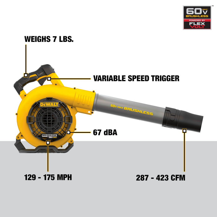 DeWalt FLEXVOLT 60V MAX Handheld Blower - Tool Only